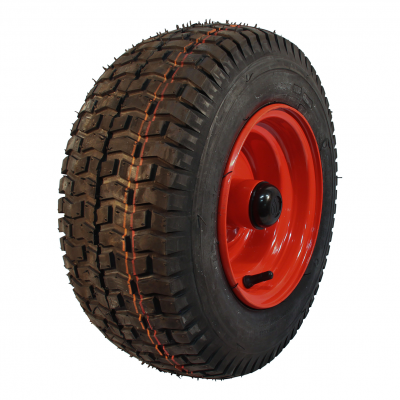 air tire + wheel 16x6.50-8 V-3502 + 2.50Ax8H2 NL88mm steel red