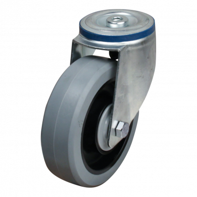 swivel castor 160mm series 14 ᠆ 15 Bolt hole ball bearing