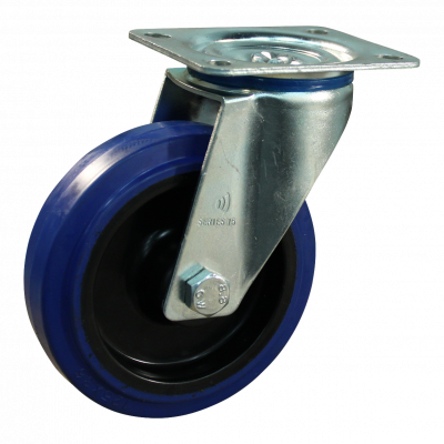 swivel castor 125mm series 13 ᠆ 15 Plate mounting ball bearing
