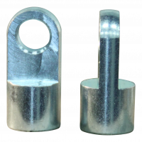 screw eye milled M8 AS24S Ø8,1mm 5mm zinc plated