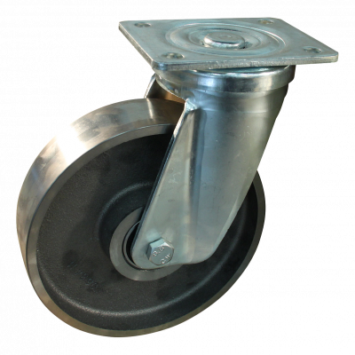 roulette pivotante 175mm serie 45 ᠆ 18 Fixation platine roulement à billes
