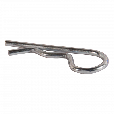 grip-clip, single Ø2mm spring steel, white galvanized
