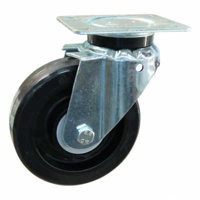 swivel castor 125mm series 07 ᠆ 14 Plate mounting ball bearing