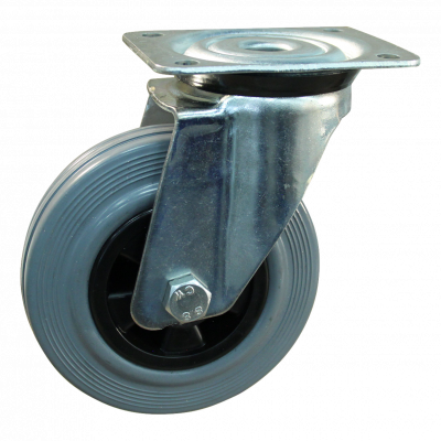 roulette pivotante 100mm série 11 ᠆ 91 Fixation platine roulement à rouleaux
