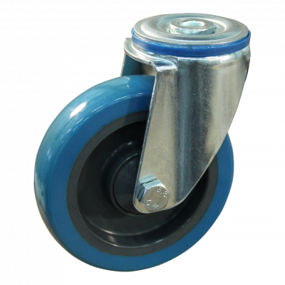 swivel castor 125mm serie 21 ᠆ 12 Bolt hole ball bearing