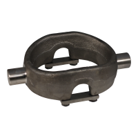 telescopic cylinder 5ton 3 stages screw pan cardan ring mounting eye