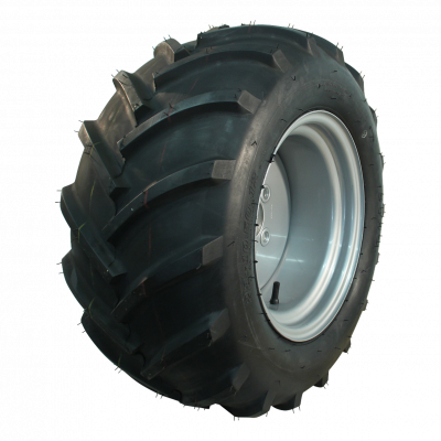 pneu + roue 23x10.50-12 HF-255 7.00x12 métal gris aluminium blanc RAL 9006