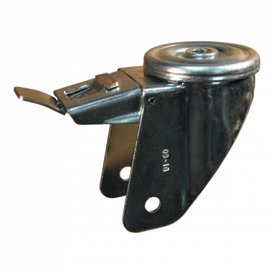 roulette pivotante avec frein 125mm serie 36 ᠆ 91 Trou de boulon Pin roulement à billes