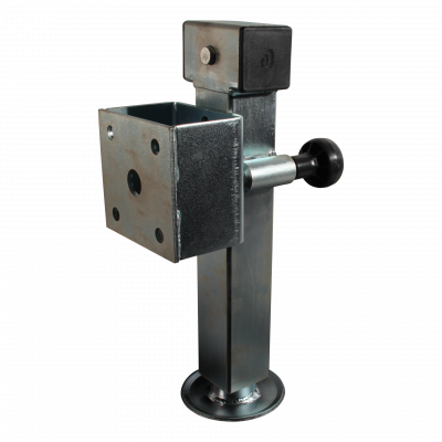 tipping support leg SF60-D85-with hexagon SW19 and adapter ⧄60mm 1300kg zinc plated