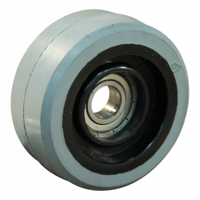 roue fixe 125mm série 14 ᠆ 10 Fixation platine Roulement à billes en inox