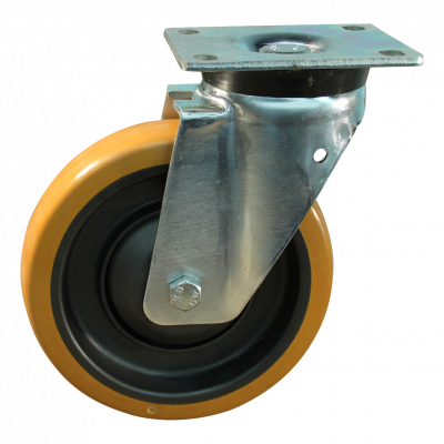 swivel castor 125mm serie 21 ᠆ 32 Plate mounting ball bearing
