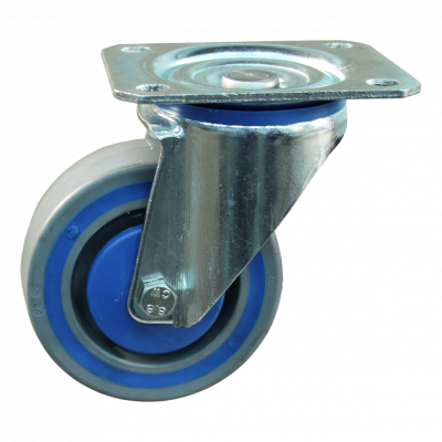 swivel castor 125mm series 09 ᠆ 10 Plate mounting ball bearing