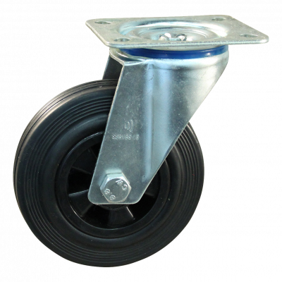 roulette pivotante 100mm série 01 - 15 Fixation platine roulement à rouleaux