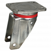 swivel support with brake 200mm 17 Plate mounting