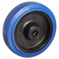 roue fixe 125mm série 13 ᠆ 19 Fixation platine roulement à rouleaux