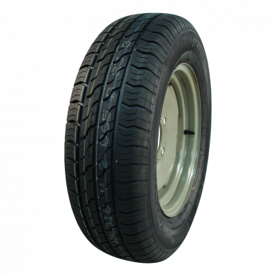 air tire + wheel 195/70 R14inch Kargomax ST-4000 M+S 5Jx14H2 steel grey KTL grijs