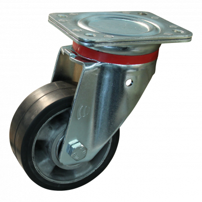 swivel castor 160mm series 10 - 17 Plate mounting ball bearing