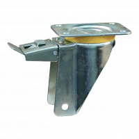 roulette pivotante avec frein 200mm serie 33 ᠆ 16 Fixation platine roulement à billes