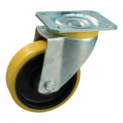 swivel castor 125mm series 28 ᠆ 16 Plate mounting ball bearing