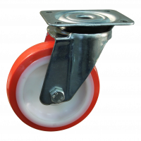 swivel castor 150mm series 27 ᠆ 91 Plate mounting roller bearing