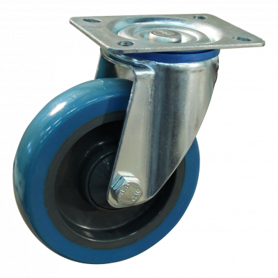 swivel castor 100mm serie 21 ᠆ 12 Plate mounting ball bearing