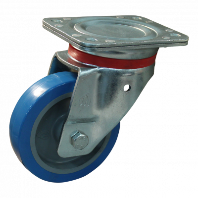 roulette pivotante 125mm serie 21 ᠆ 17 Fixation platine roulement à rouleaux