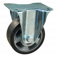roue fixe 125mm série 10 ᠆ 16 Fixation platine roulement à billes