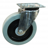 roulette pivotante 200mm série 14 ᠆ 31 Fixation platine roulement à billes
