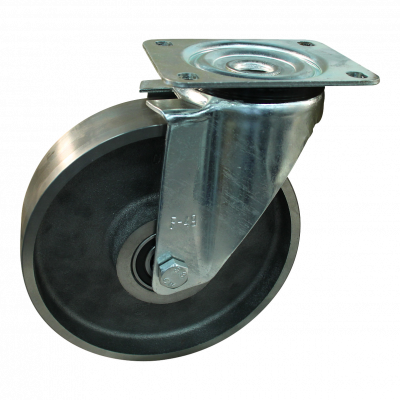 swivel castor 250mm serie 45 ᠆ 11 Plate mounting ball bearing