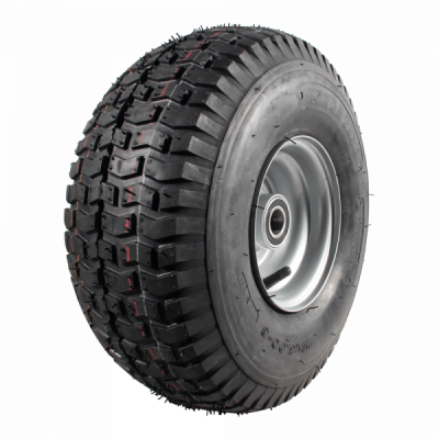 pneu + roue 13x6.50-6 V-3502 4.50Ax6 NL75mm métal gris