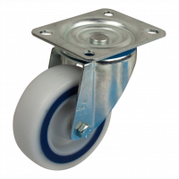 roulette pivotante 100mm série 09 ᠆ 15 Fixation platine roulement à rouleaux
