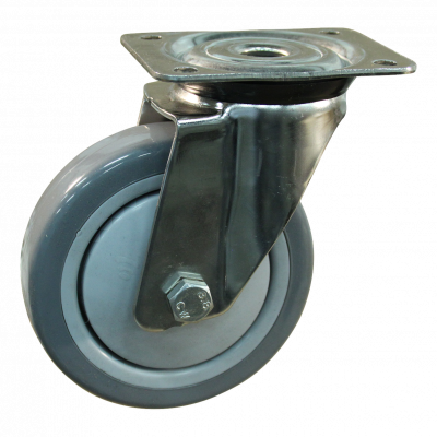 swivel castor 100mm serie 36 ᠆ 31 Plate mounting ball bearing