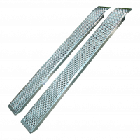 jeu de rampes droites aluminium 3000 x 260mm support de rampe (L normal)