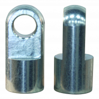 screw eye milled M14 AU42S Ø14,5mm 14mm zinc plated