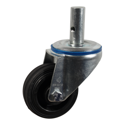 swivel castor 80mm series 01 - 15 roller bearing bolt hole Pin