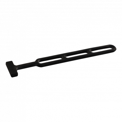 rubber tensioner, adjustable Ø8 280mm black
