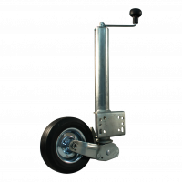 support wheel can be folded automatically Ø60mm 200x60mm steel wheel