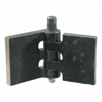 straight door hinge with pin and grease nipple 40 x 40mm hinge blade not treated not removable