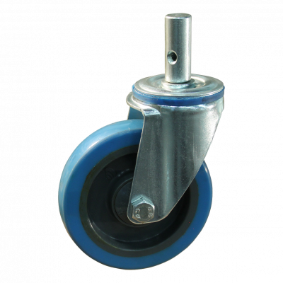swivel castor 125mm serie 21 ᠆ 12 Bolt hole Pin ball bearing