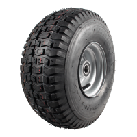air tire + wheel 15x6.00-6 V-3502 4.50Ax6 NL75mm steel grey