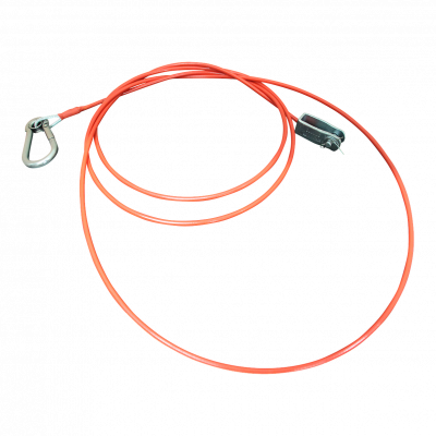 câble de rupture 2300mm fourche avec goupille Rouge