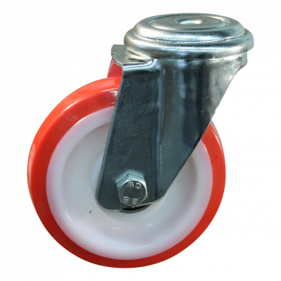 swivel castor 125mm series 27 ᠆ 91 Bolt hole ball bearing