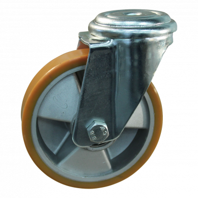 swivel castor 125mm series 29 ᠆ 91 Bolt hole ball bearing