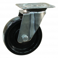 roulette pivotante 80mm serie 35 ᠆ 31 Fixation platine palier lisse