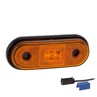 LED Zijmarkeringslamp oranje 12-36V DC