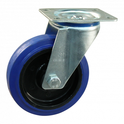 swivel castor 100mm series 13 ᠆ 15 Plate mounting roller bearing