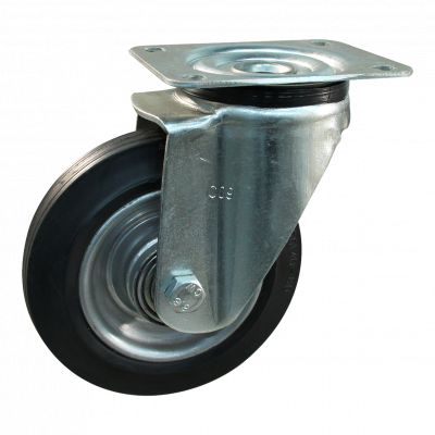 roulette pivotante 250mm série 02 ᠆ 11 Fixation platine roulement à billes