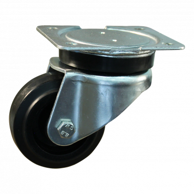 swivel castor 80mm series 07 ᠆ 14 Plate mounting roller bearing