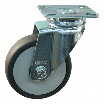 swivel castor 100mm serie 66 ᠆ 51 Plate mounting ball bearing