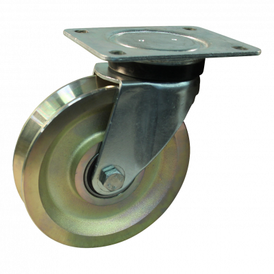 swivel castor 100mm series 744 ᠆ 14 Plate mounting ball bearing